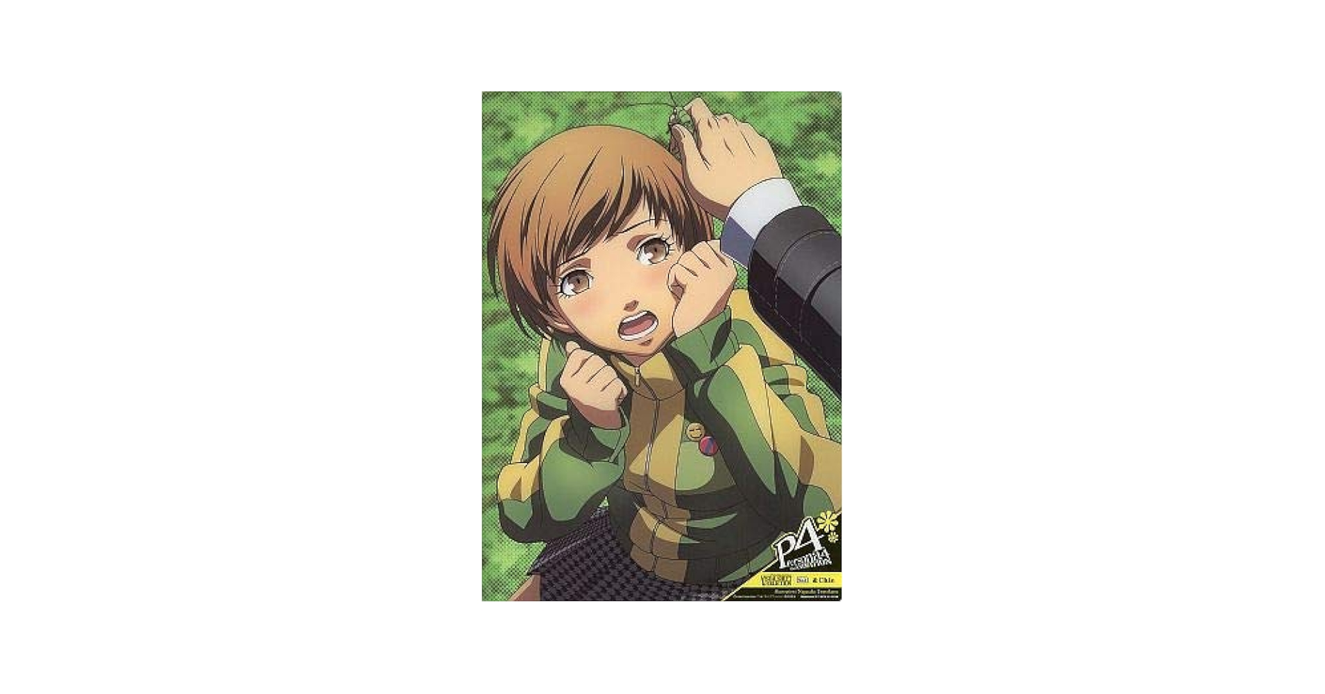 【足立透.主人公】ペルソナ4 ビジュアルシート ペルソナ4 P4 漫画 イラストカード 足立透 主人公 - メルカリ